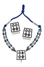 Load image into Gallery viewer, Vanee Stone Necklace Set