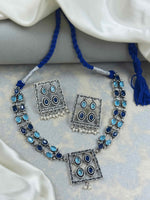 Load image into Gallery viewer, Vanee Stone Necklace Set
