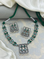 Load image into Gallery viewer, Vanee Stone Necklace Set