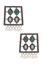 Load image into Gallery viewer, Vanee Stone Necklace Set