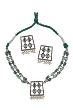 Load image into Gallery viewer, Vanee Stone Necklace Set