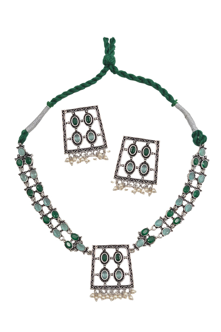 Vanee Stone Necklace Set
