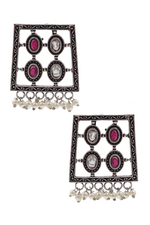 Load image into Gallery viewer, Vanee Stone Necklace Set