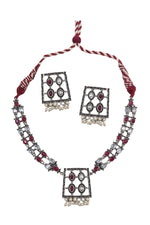 Load image into Gallery viewer, Vanee Stone Necklace Set