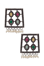 Load image into Gallery viewer, Vanee Stone Necklace Set