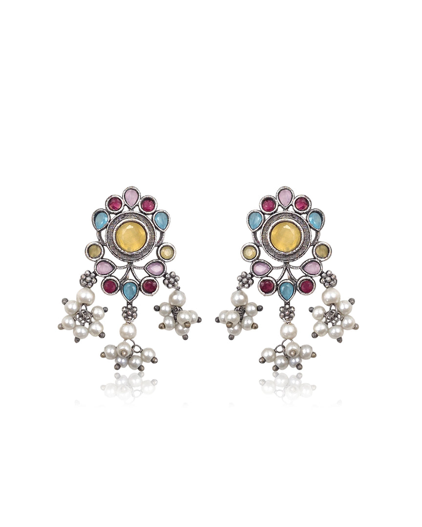 Niva Stone Jewellery Set Combo