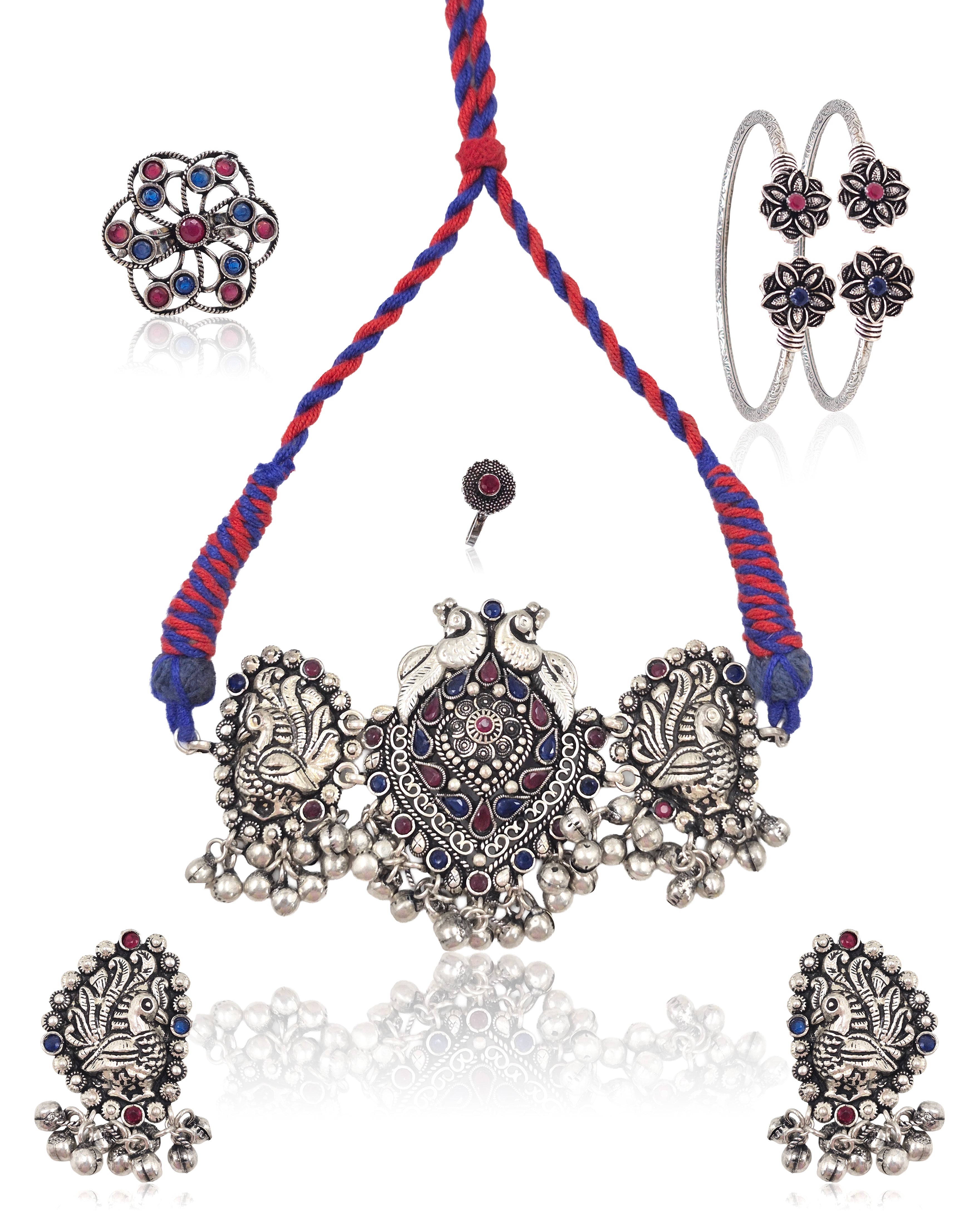 Shrayaa Stone Jewellery Set Combo