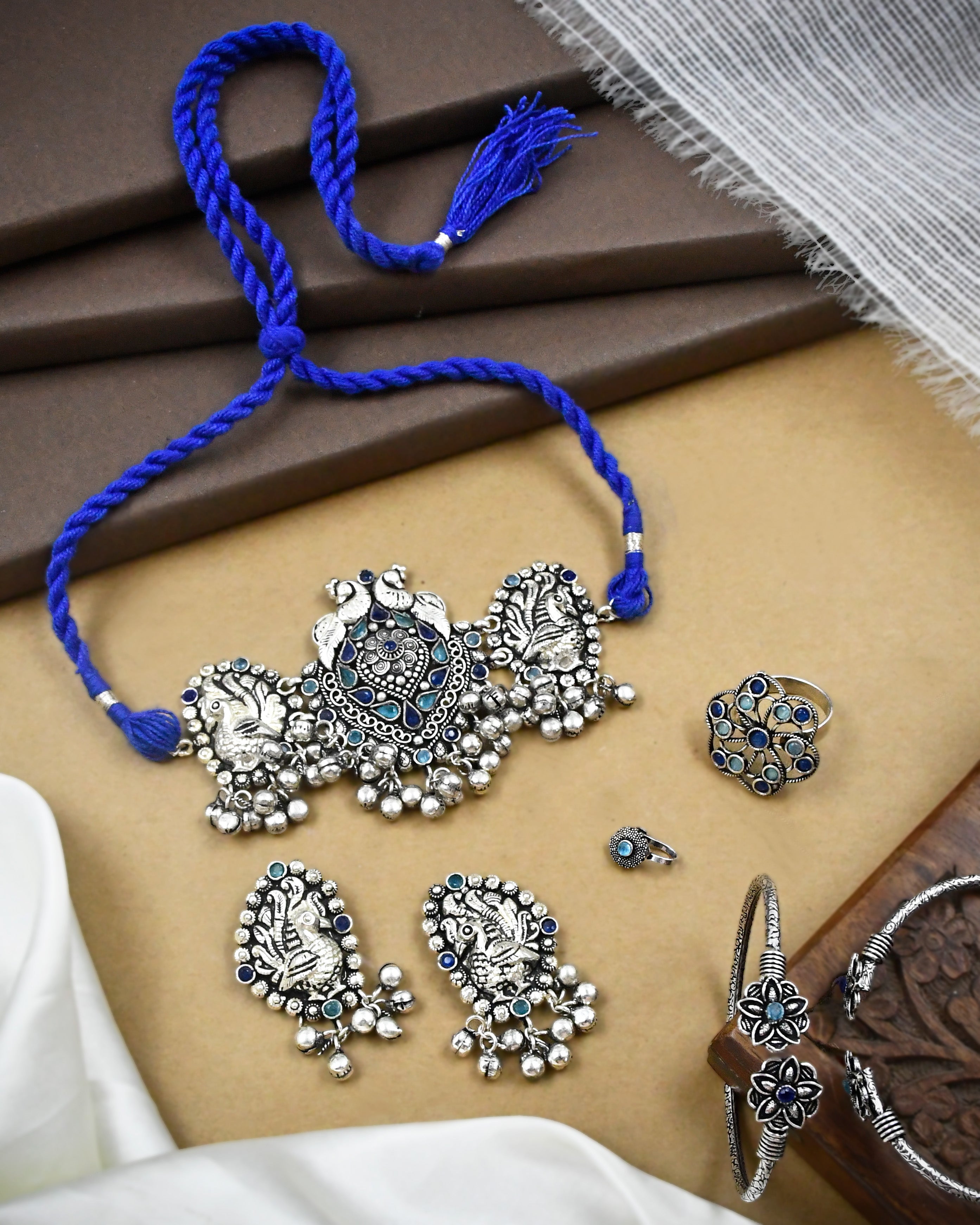 Shrayaa Stone Jewellery Set Combo
