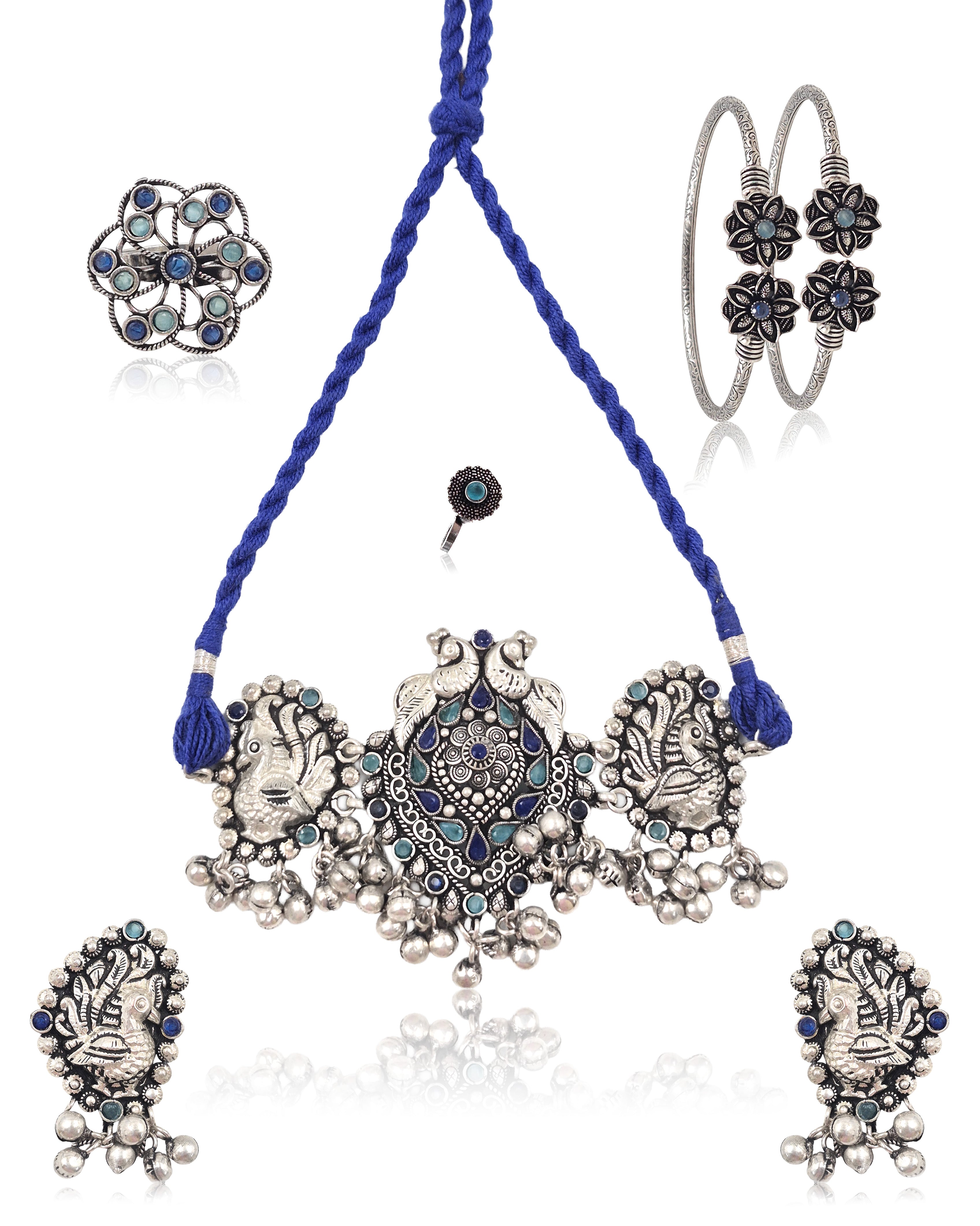 Shrayaa Stone Jewellery Set Combo