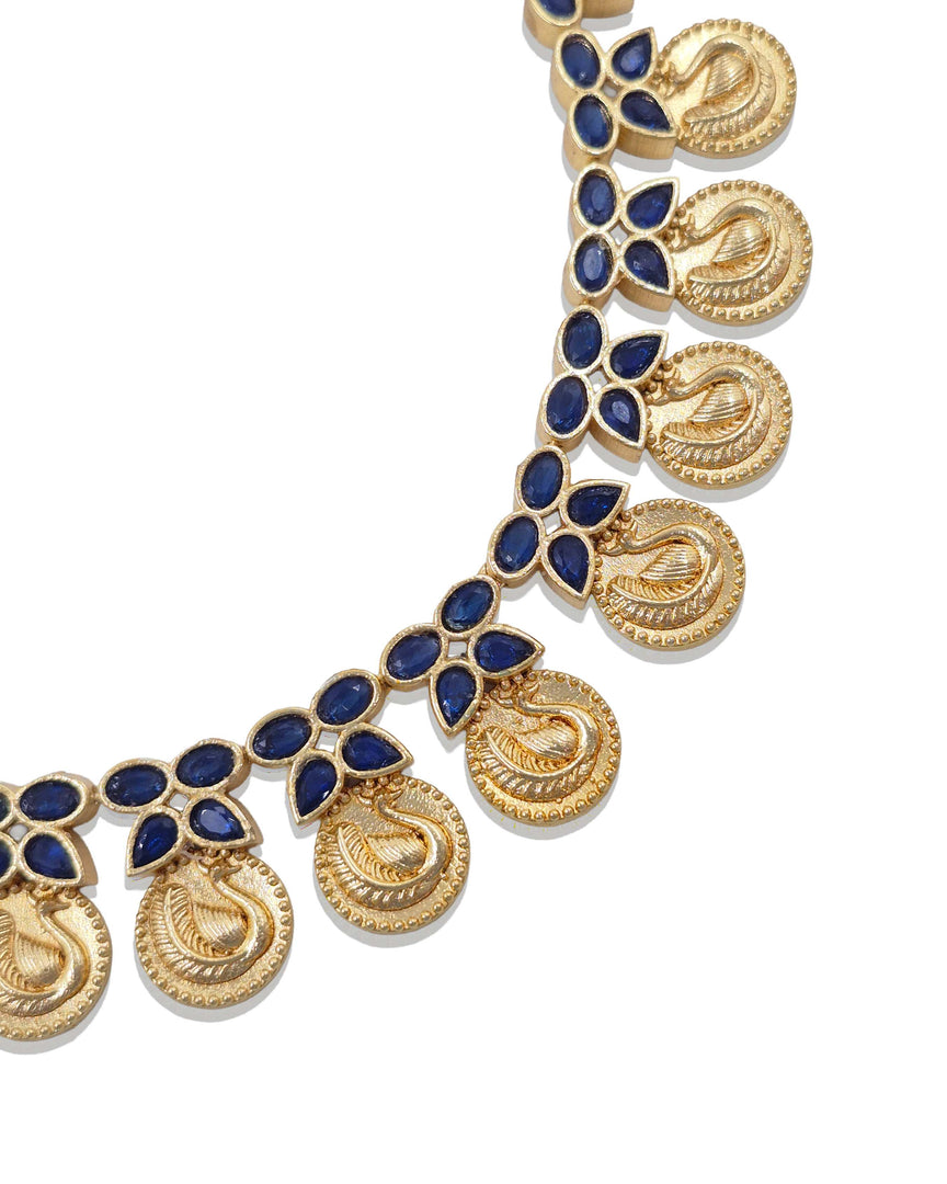 Mayuri Stone Necklace Set