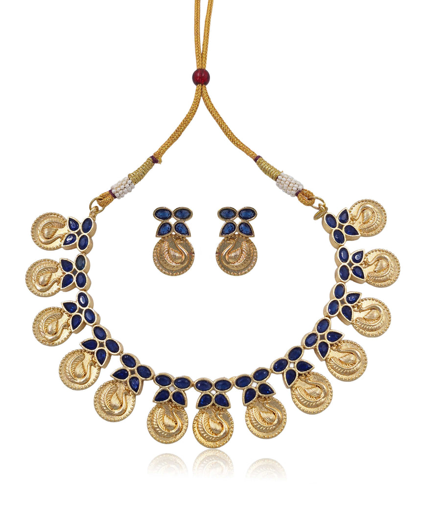 Mayuri Stone Necklace Set