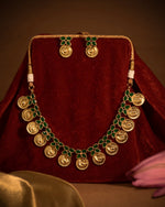 Load image into Gallery viewer, Mayuri Stone Necklace Set
