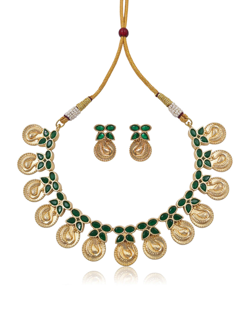 Mayuri Stone Necklace Set