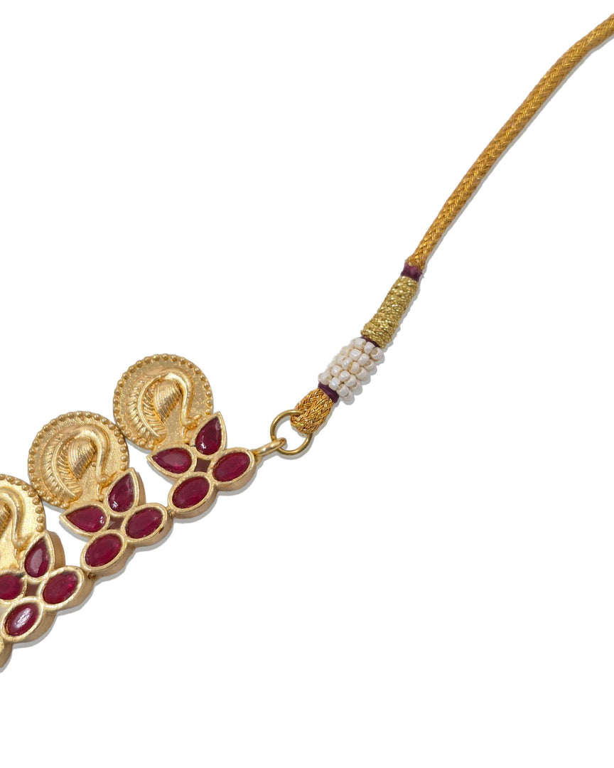 Mayuri Stone Necklace Set