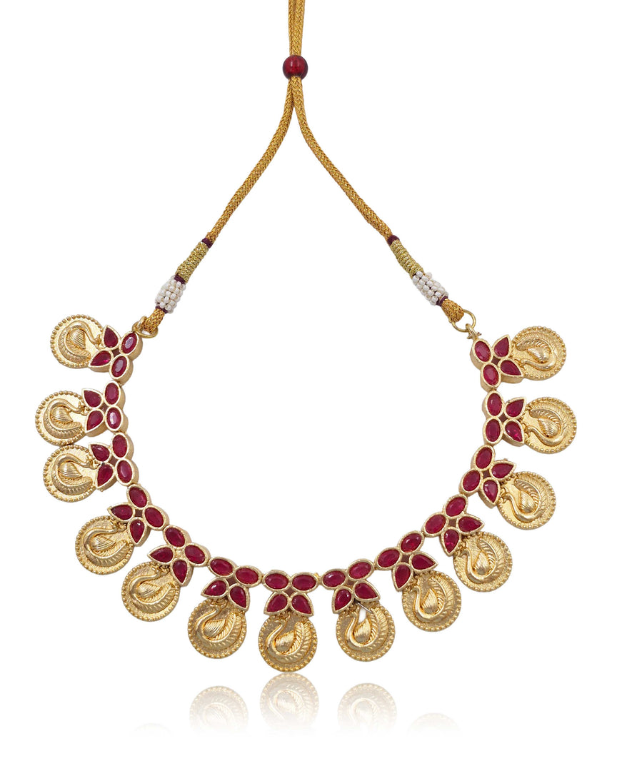 Mayuri Stone Necklace Set