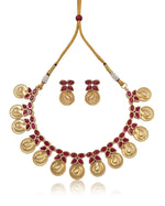 Load image into Gallery viewer, Mayuri Stone Necklace Set