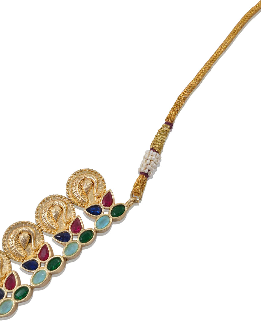 Mayuri Stone Necklace Set