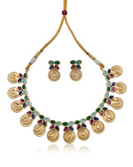 Load image into Gallery viewer, Mayuri Stone Necklace Set