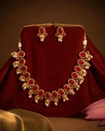 Load image into Gallery viewer, Noor Stone Necklace Set