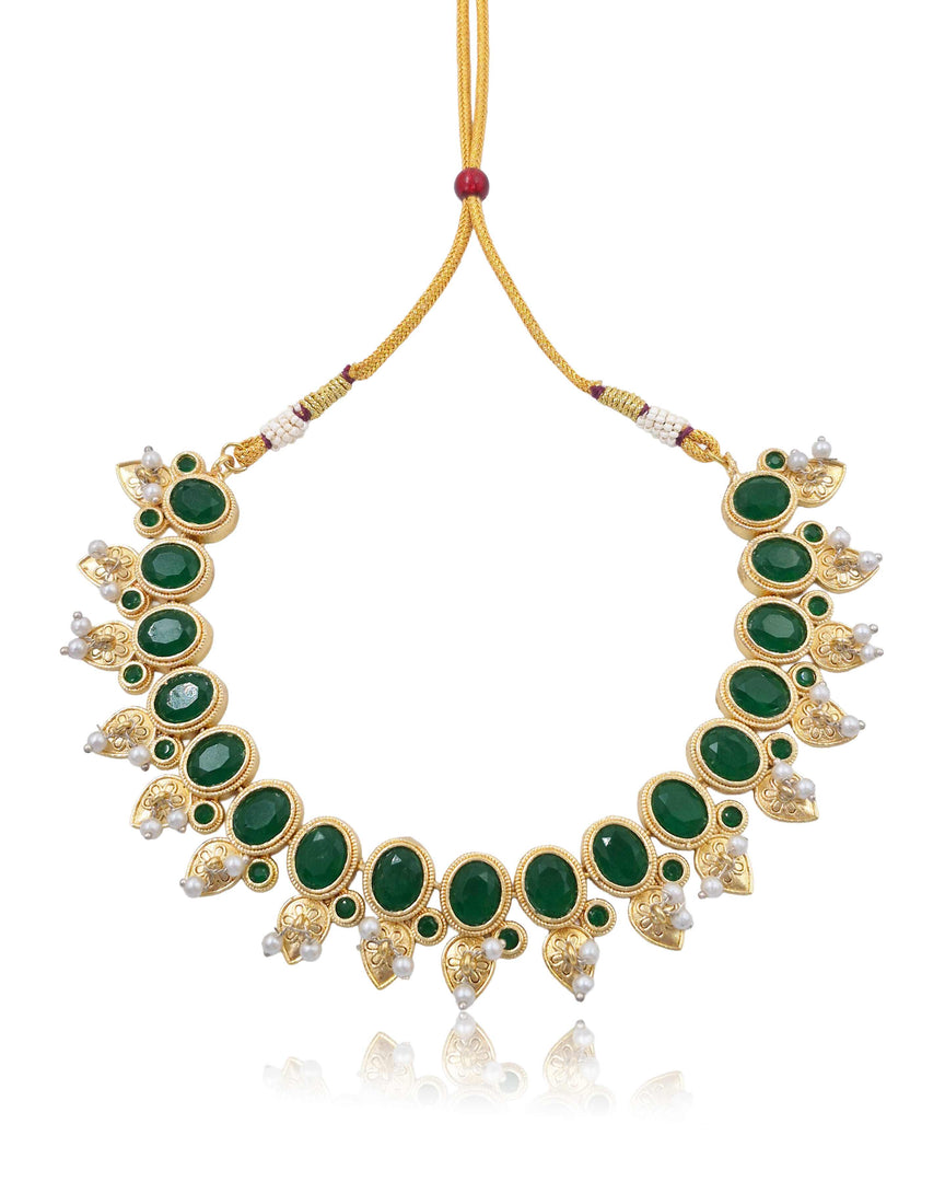 Noor Stone Necklace Set
