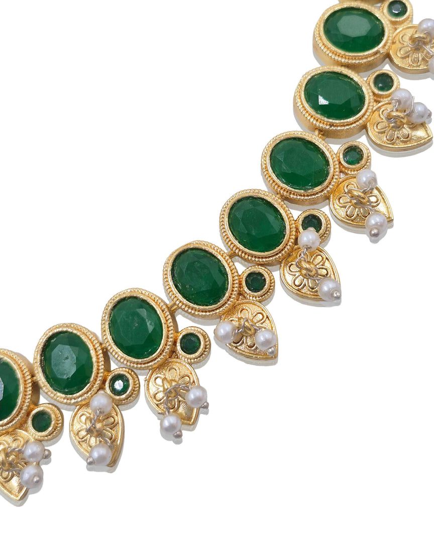 Noor Stone Necklace Set