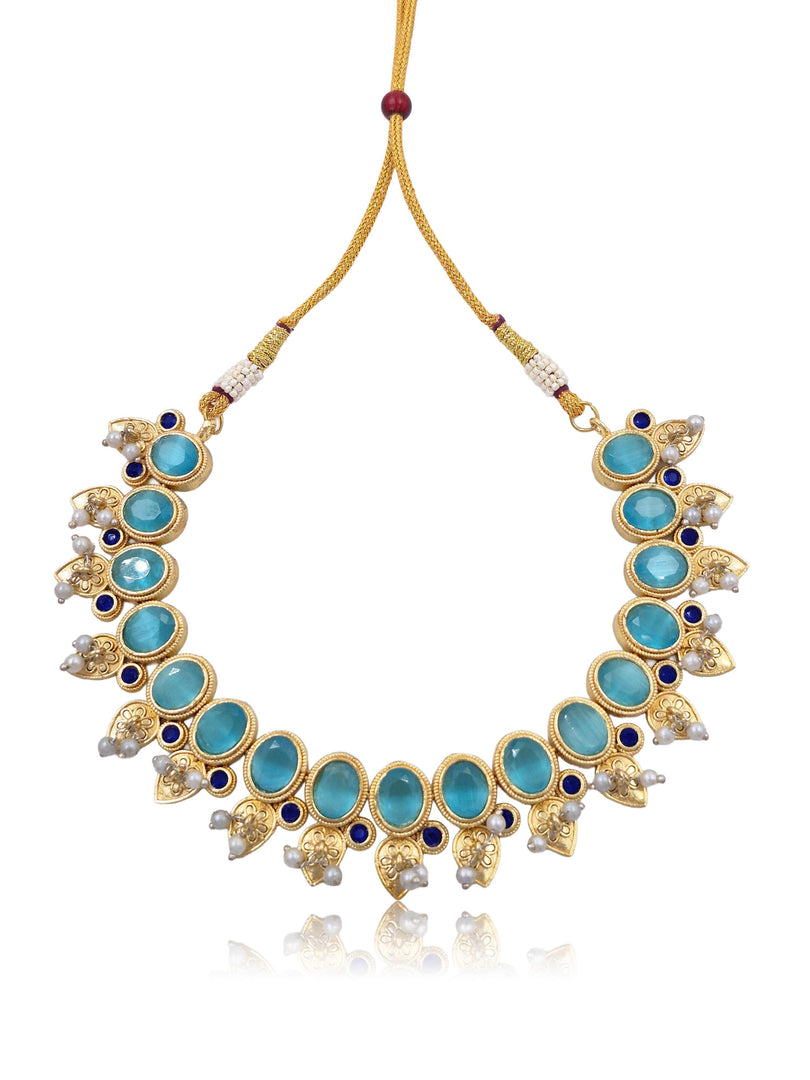 Noor Stone Necklace Set