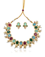 Load image into Gallery viewer, Noor Stone Necklace Set