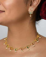 Load image into Gallery viewer, Lotus Stone Necklace Set