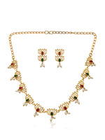 Load image into Gallery viewer, Lotus Stone Necklace Set