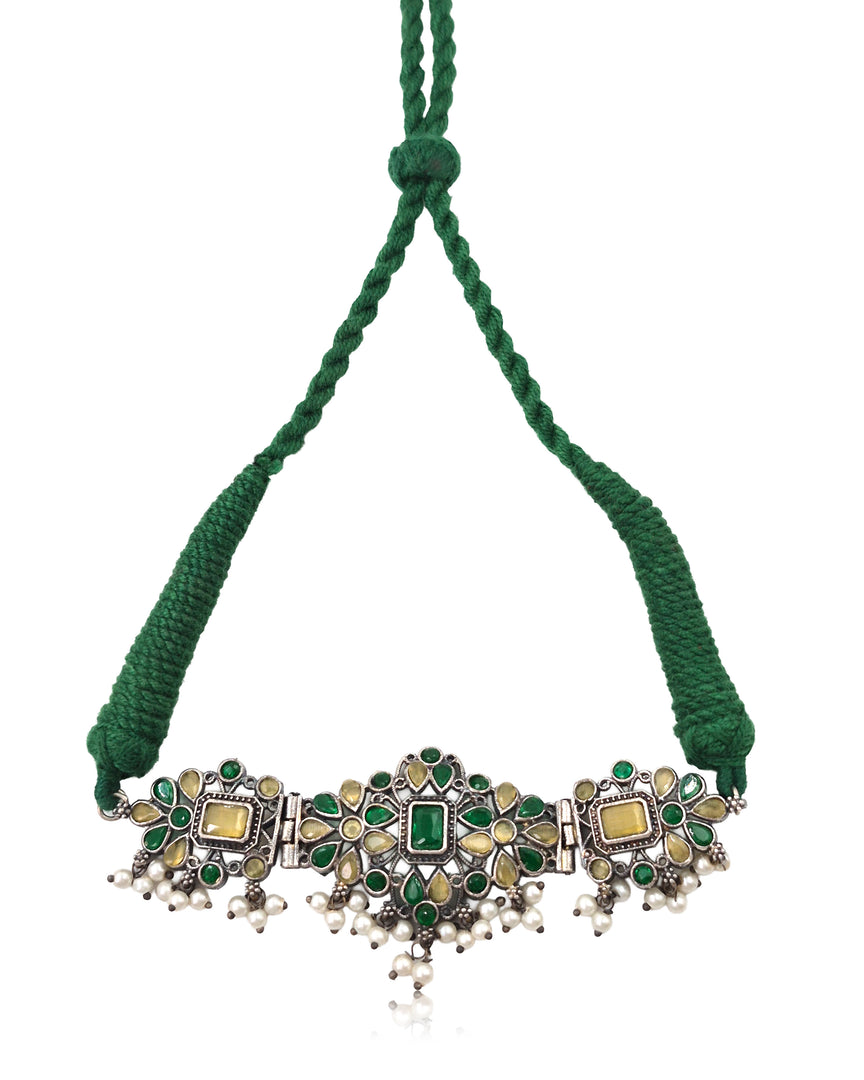 Navya Stone Jewellery Set Combo