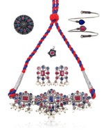 Load image into Gallery viewer, Navya Stone Jewellery Set Combo
