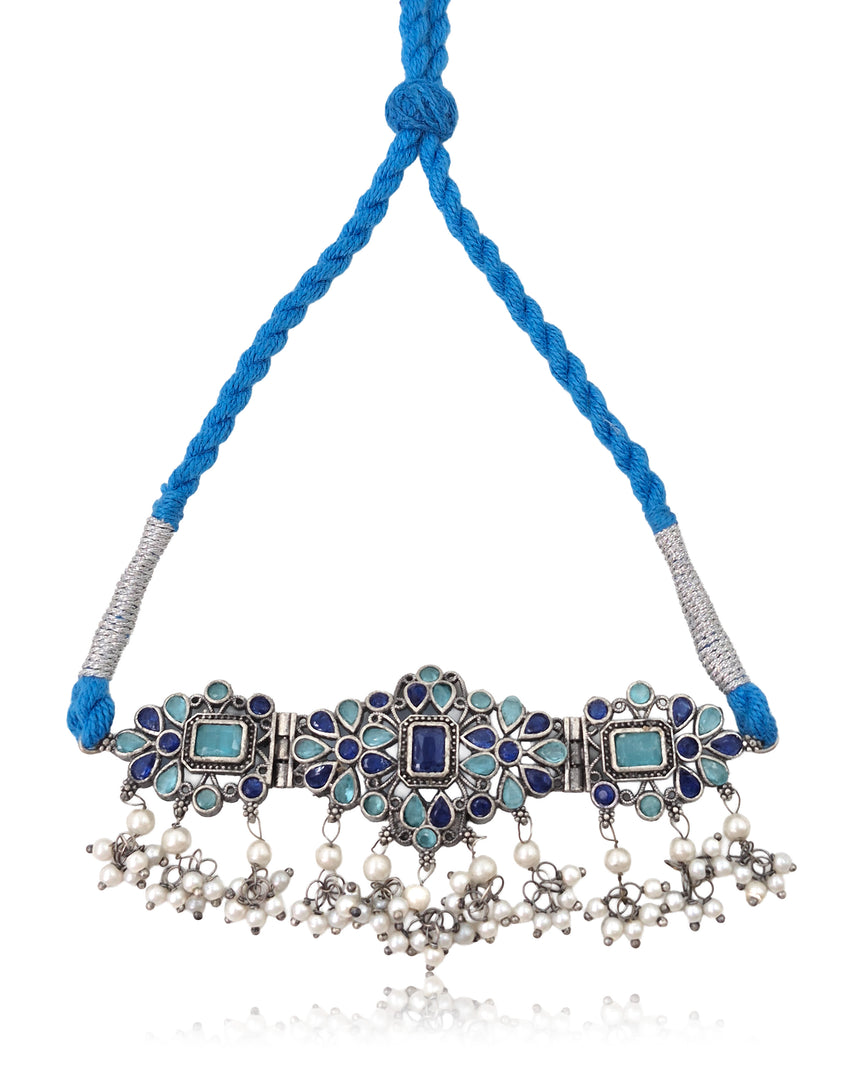 Navya Stone Jewellery Set Combo