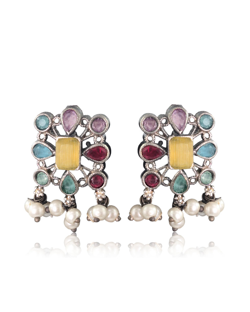 Navya Stone Jewellery Set Combo