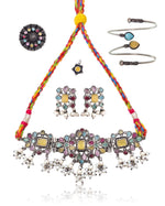 Load image into Gallery viewer, Navya Stone Jewellery Set Combo