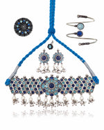 Load image into Gallery viewer, Aarvi Stone Jewellery Set