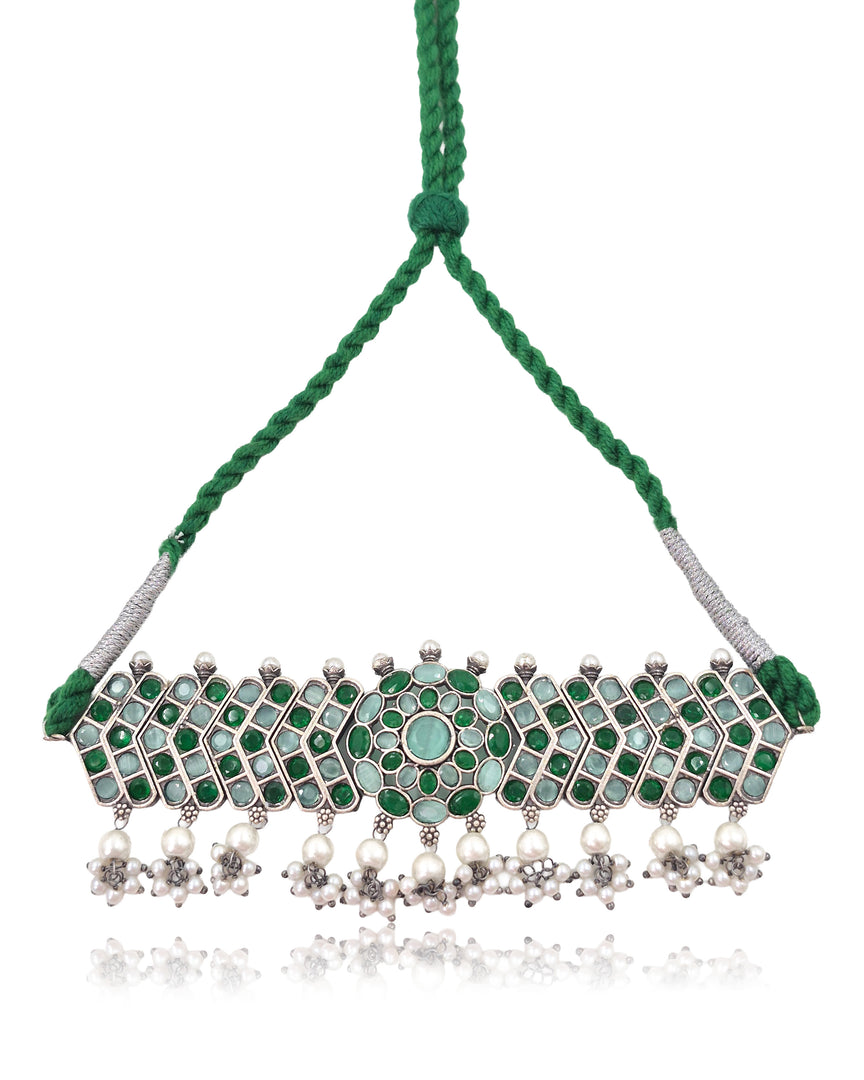 Aarvi Stone Jewellery Set