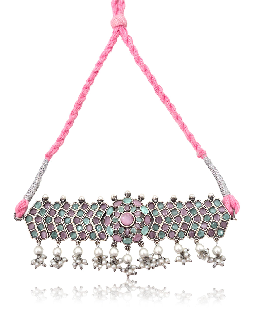 Aarvi Stone Jewellery Set
