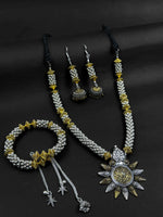 Load image into Gallery viewer, Sarika Dual Tone Jewellery Set