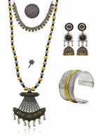 Load image into Gallery viewer, Sandhya Dual Tone Mala jewellery Set