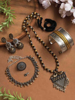 Load image into Gallery viewer, Sandhya Dual Tone Mala jewellery Set