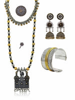 Load image into Gallery viewer, Sandhya Dual Tone Mala jewellery Set