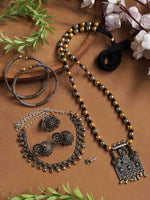 Load image into Gallery viewer, Anamika Dual Tone Mala jewellery Set