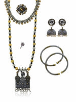 Load image into Gallery viewer, Anamika Dual Tone Mala jewellery Set