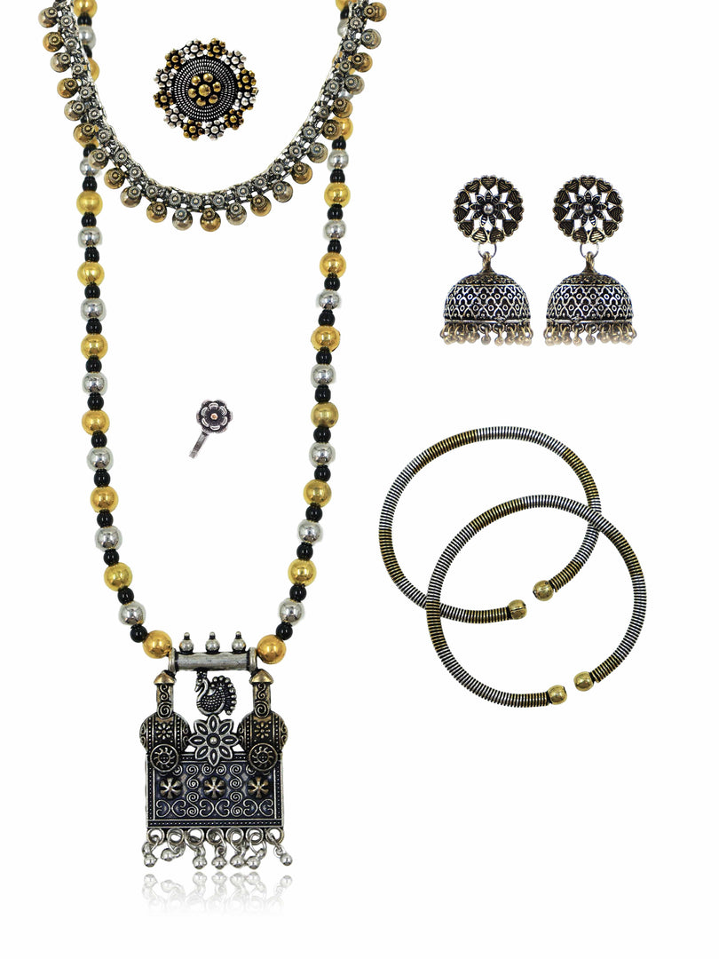 Anamika Dual Tone Mala jewellery Set