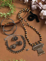 Load image into Gallery viewer, Anamika Dual Tone Mala jewellery Set