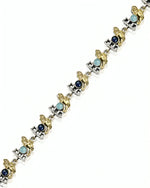 Load image into Gallery viewer, Vamika Dual Tone Stone Necklace Set