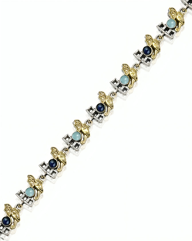 Vamika Dual Tone Stone Necklace Set