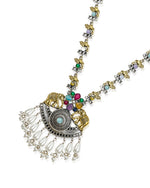Load image into Gallery viewer, Vamika Dual Tone Stone Necklace Set