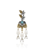 Load image into Gallery viewer, kanak Dual Tone Stone Necklace Set