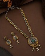 Load image into Gallery viewer, Akriti Dual Tone Stone Necklace Set